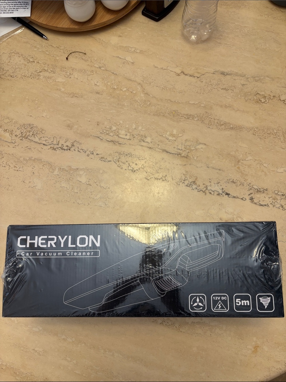 Cherylon Car Vacuum Cleaner - Portable 12V Handheld